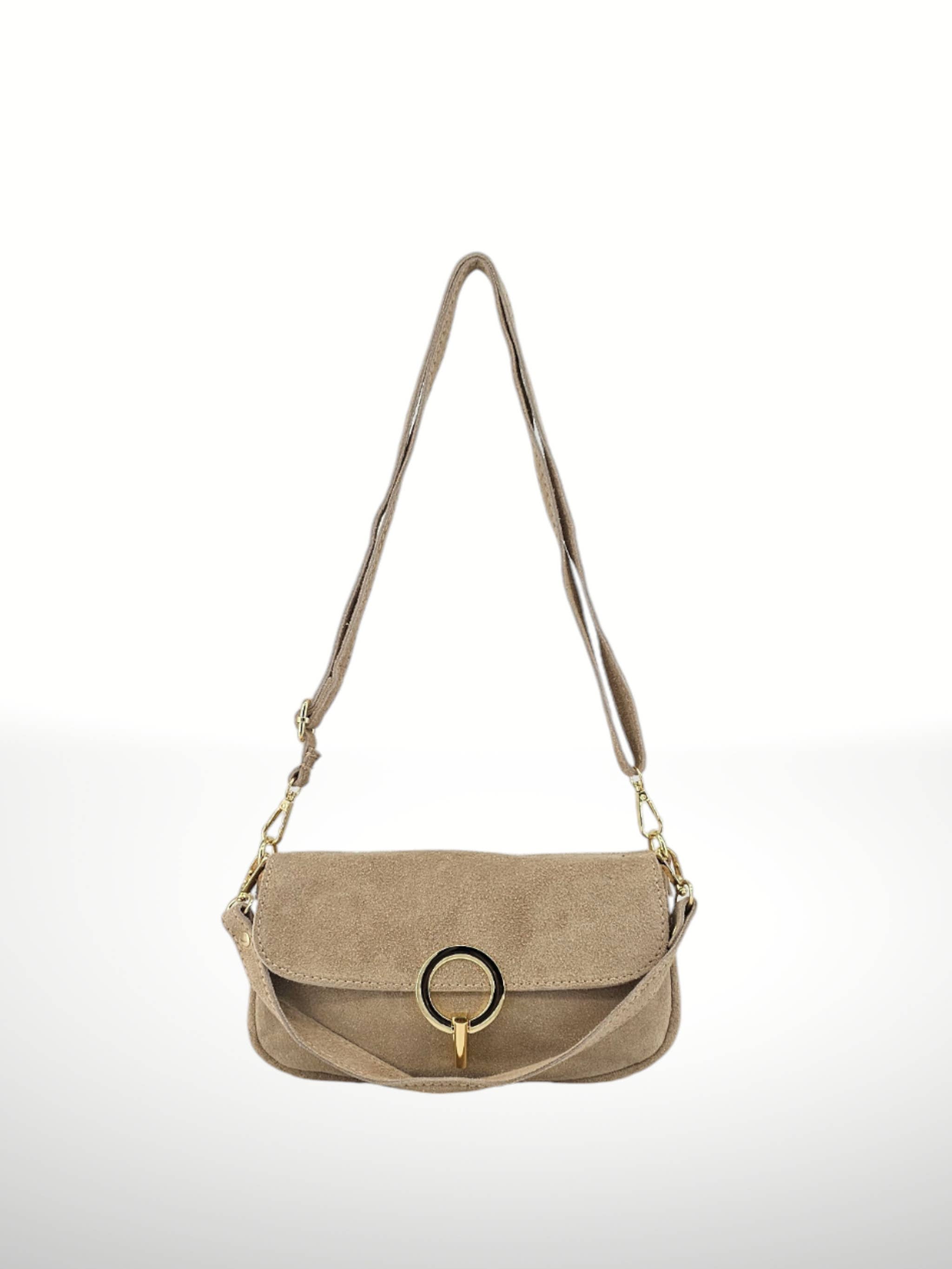 ITALIAN'S LEATHER – Großhandel Schultertasche – Damen – Nuria Lederhandtasche aus Wildleder 25030524