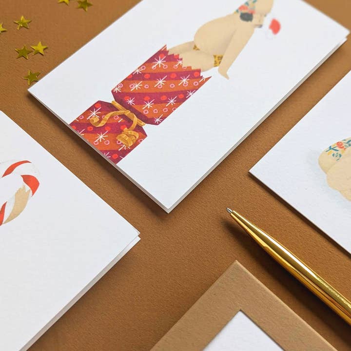 Elsa Rose Frere – wholesale Christmas card – Sexy Christmas Card Pack4