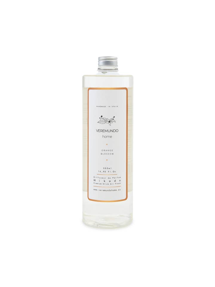 Paris Refill 500ml With 8 Rods - White Design for wholesale by Veremundo Home