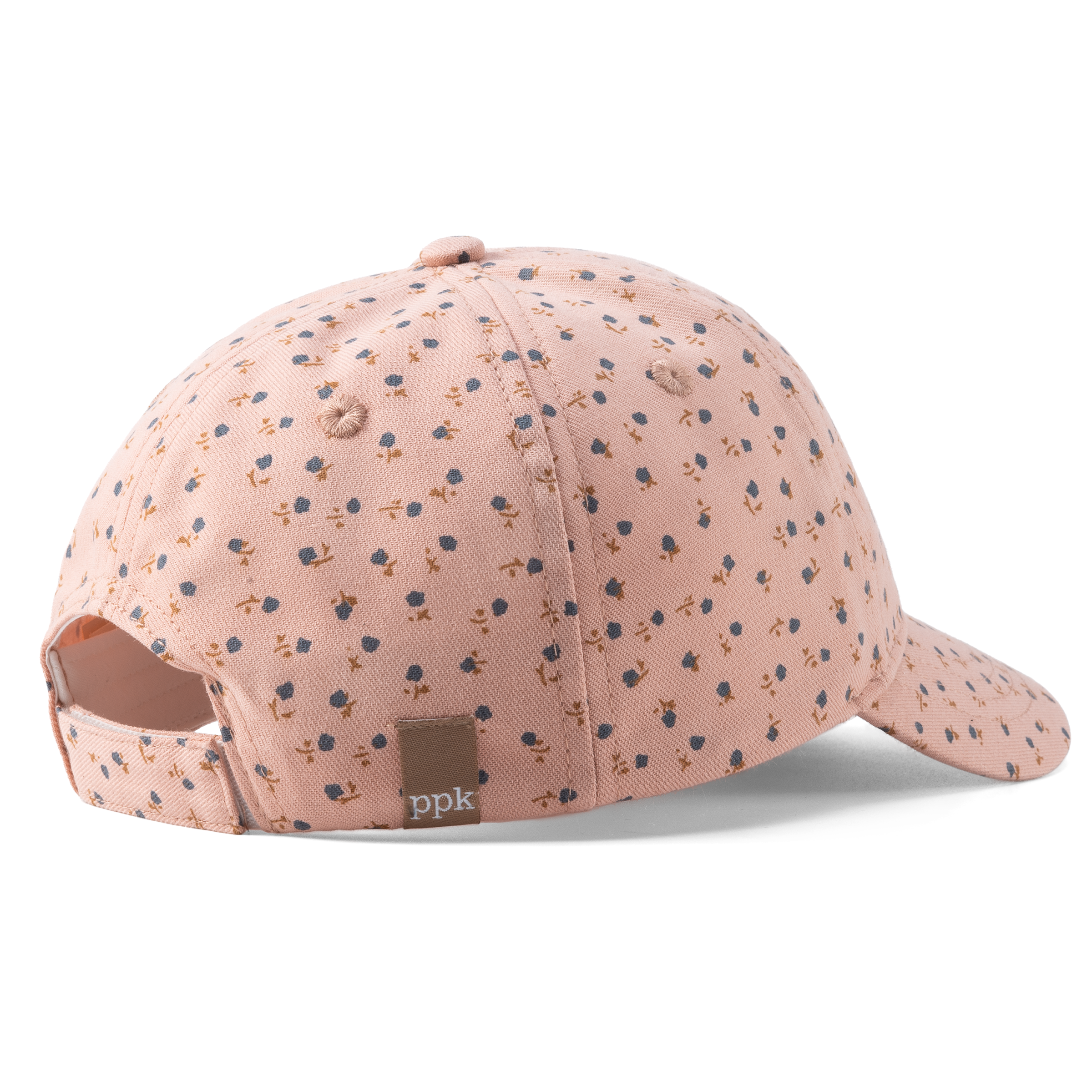 Peppercorn Kids - Wholesale Baseball Cap - Kids - Girls Baseball Hat- Ditsy Floral- Mauve (2-6/7Y) 1