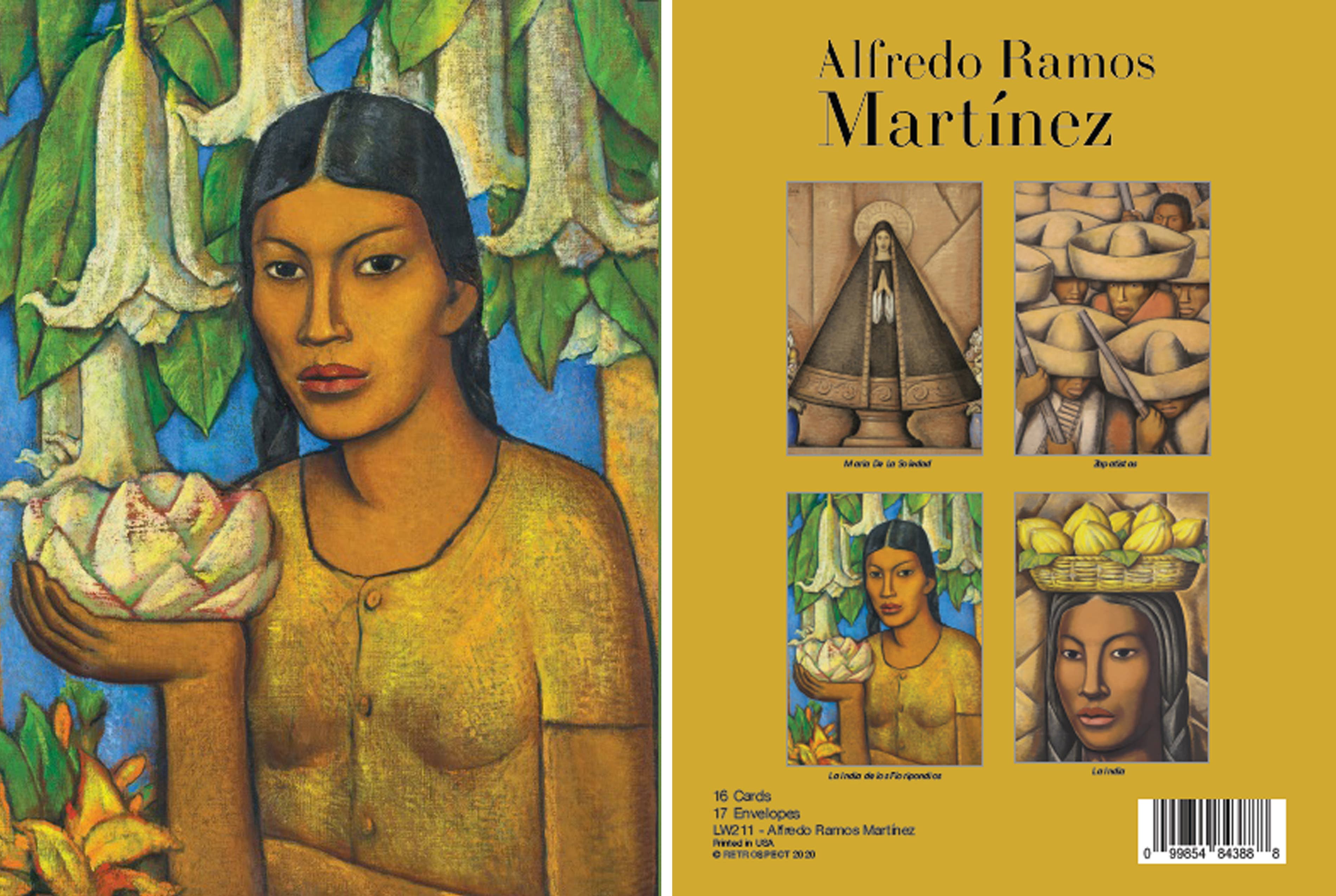The Retrospect Group Collection - Wholesale Stationery/Notecard Set - Alfredo Ramos Martínez - Boxed Set0