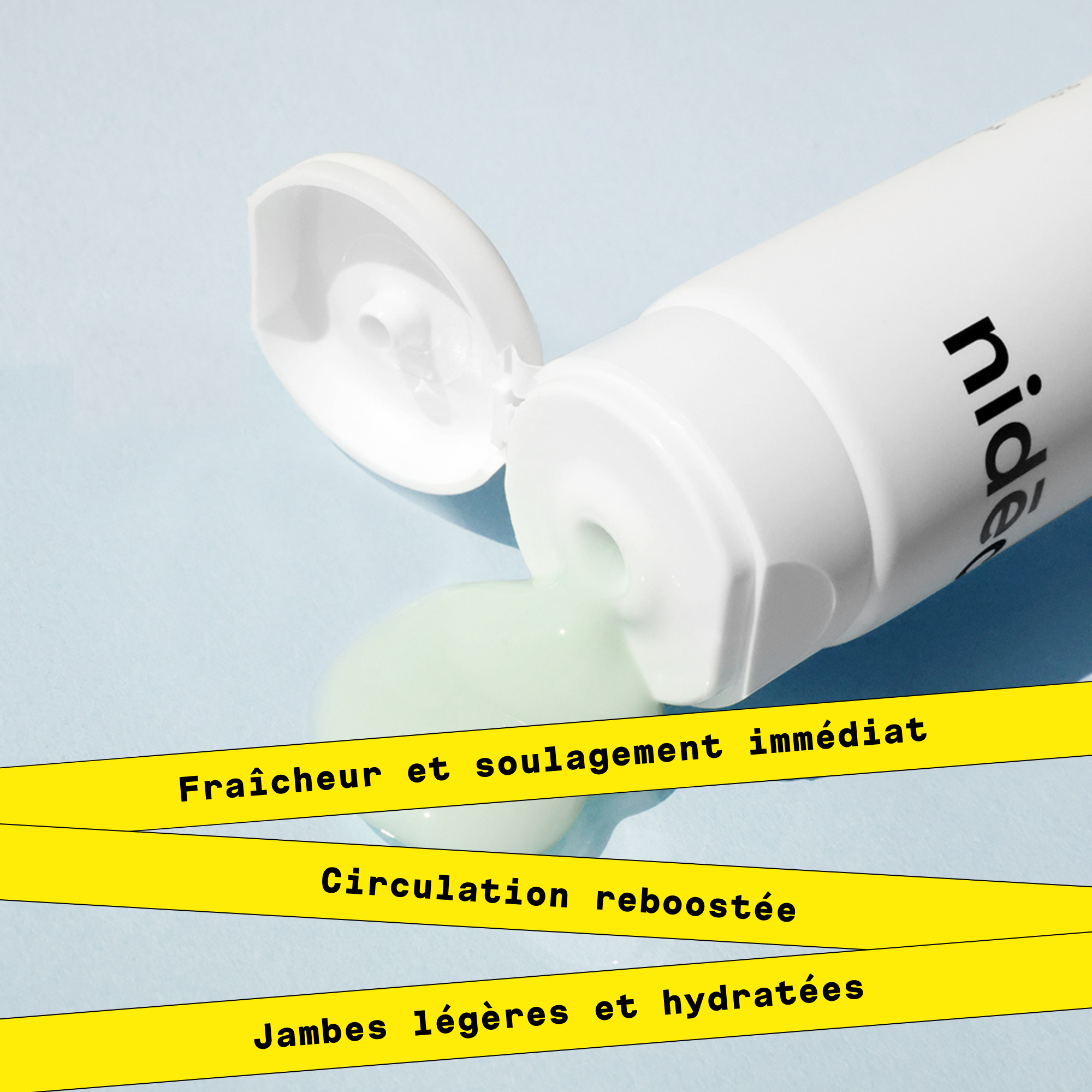 NIDĒCO - Wholesale Body Cream/Lotion - LEG IT GO - Energizing skin cream for heavy legs3