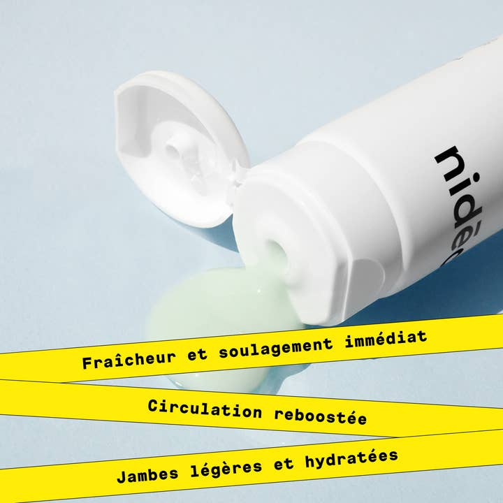 NIDĒCO - Wholesale Body Cream/Lotion - LEG IT GO - Energizing skin cream for heavy legs3