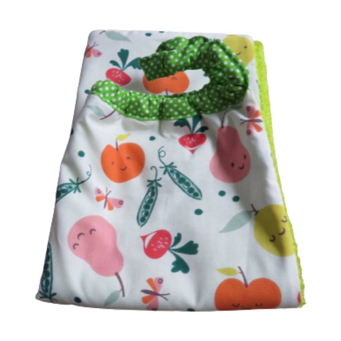 Asciugamano elastico adulto modello verdure per la vendita all'ingrosso da parte di Petits Pinpins