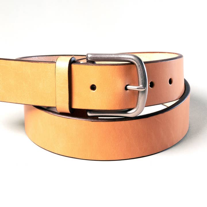 GENE BELT - NATURAL TAN - CASUAL 38mm for wholesale by Sfalci