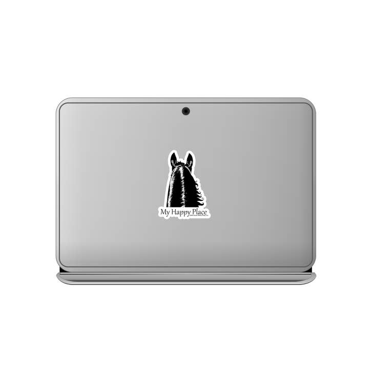 Horse Hollow Press - Wholesale Sticker - 3" Tumbler Horse Sticker / My Happy Place / WATERPROOF13