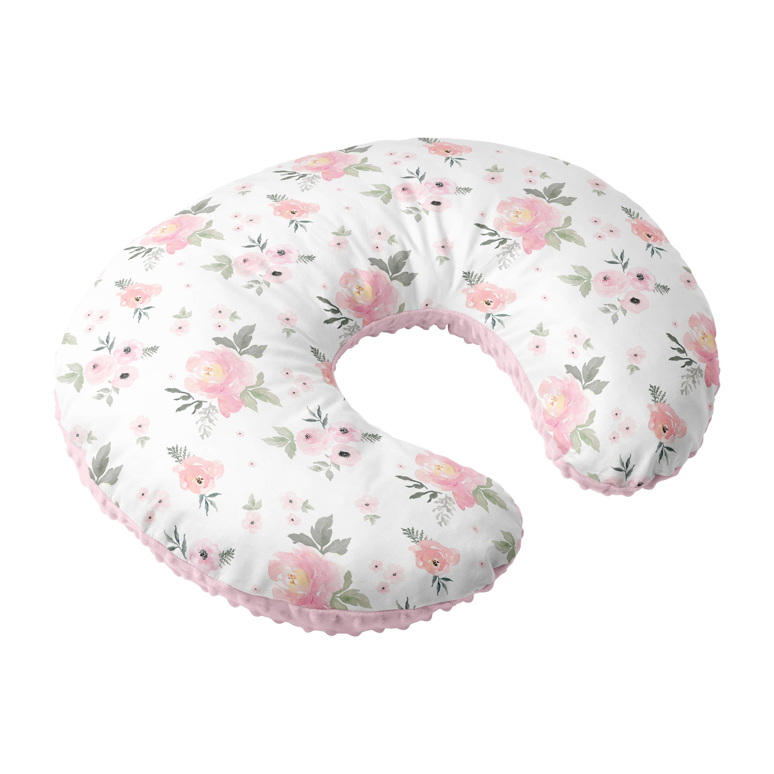 JLIKA - Wholesale Nursing Pillow Cover - Maternity - Nursing Pillow Cover, 100% Cotton , Slipcover Minky  Floral1