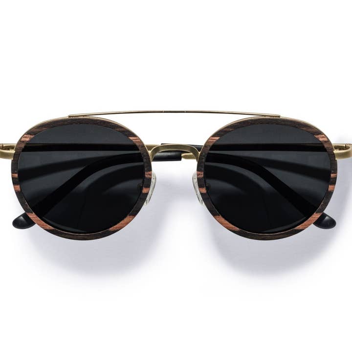 Aspen Retro Round Polarized Sunglasses for wholesale by Kraywoods Eyewear