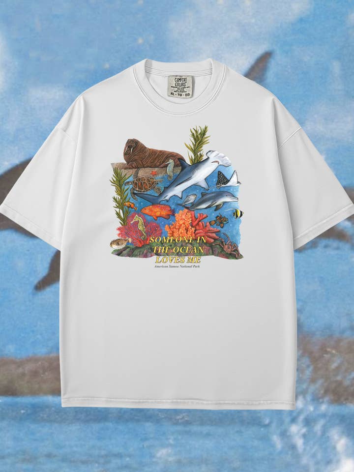 American Samoa Natl Park Ocean Animals Adult Unisex T-Shirt for wholesale by Traildust Goods