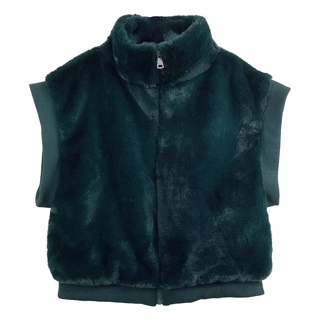 Fashion City - Venta al por mayor Chaleco de abrigo - Mujer - Chaleco cálido y acogedor de piel suave para la moda de otoño-invierno0