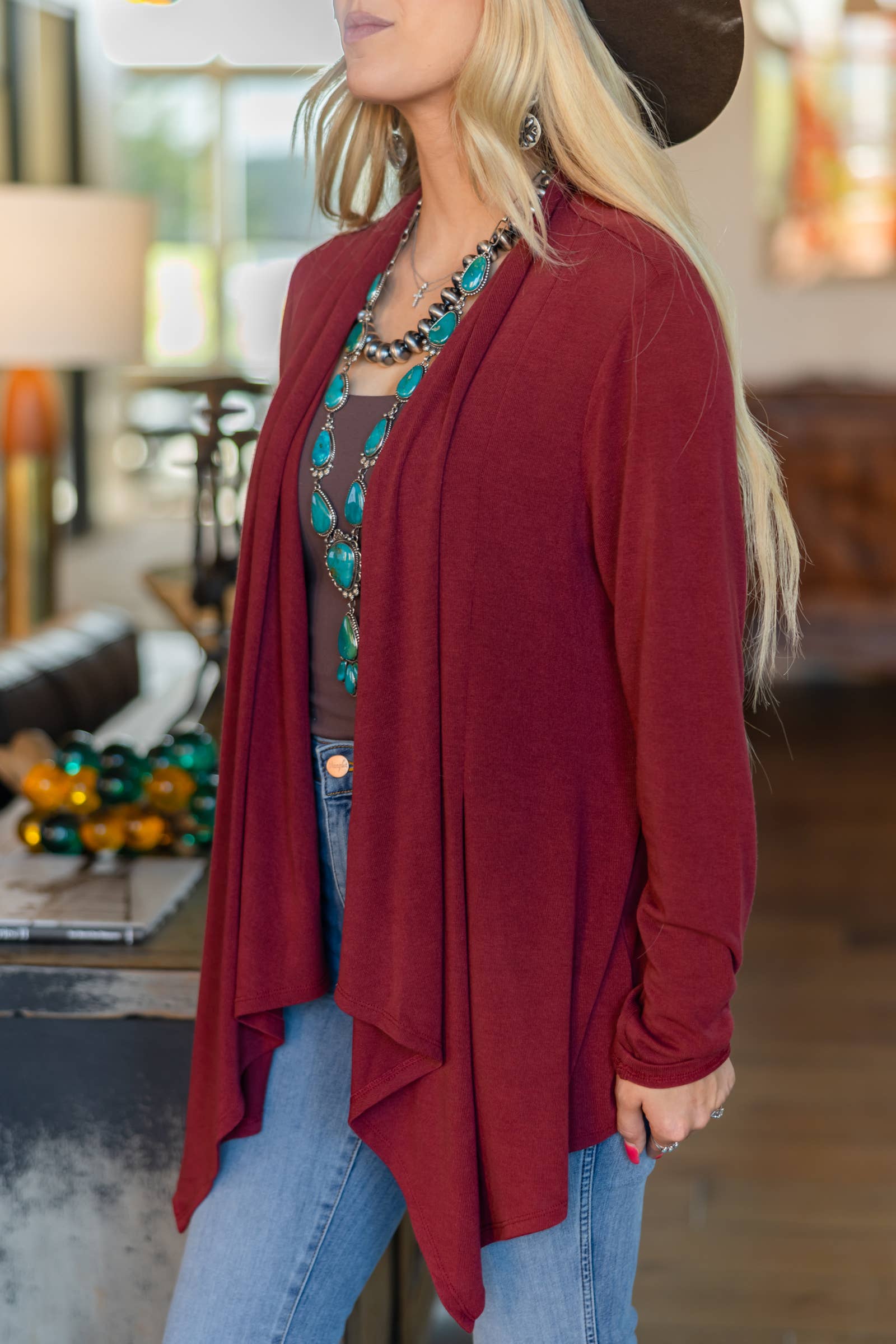 Dear Scarlett - Wholesale Cardigan - Women's - Effortless Lightweight Cardigan12