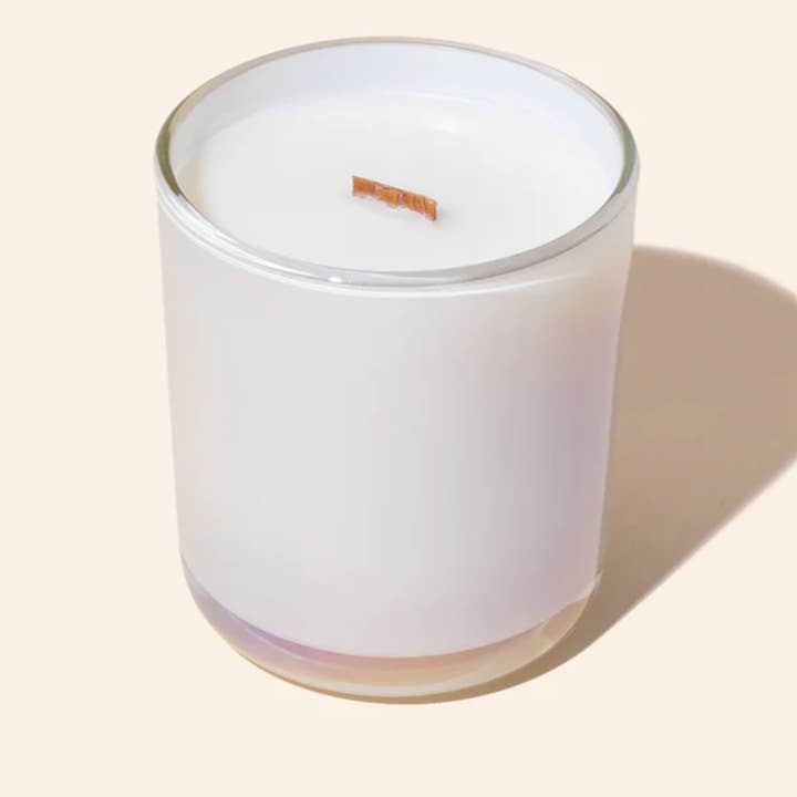 White Label Candle | White Jar 8 oz Eco Luxury | Coconut Wax for wholesale by Kandlery