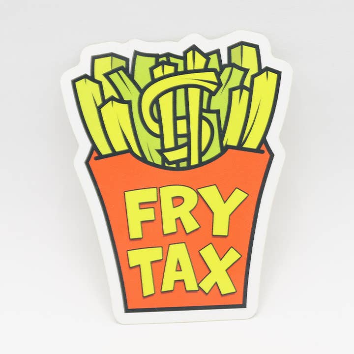 Petty Snacks - Wholesale Sticker - Fry Tax Sticker0
