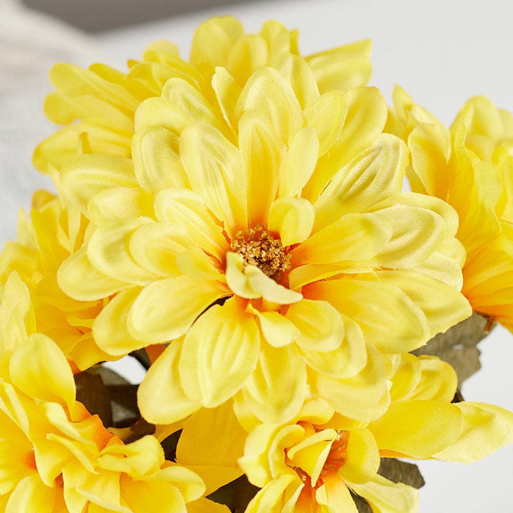 Factory Direct Craft - Wholesale Kunstbloemen - Kunstmatige Zinnia Struik - Selecteer Kleur0