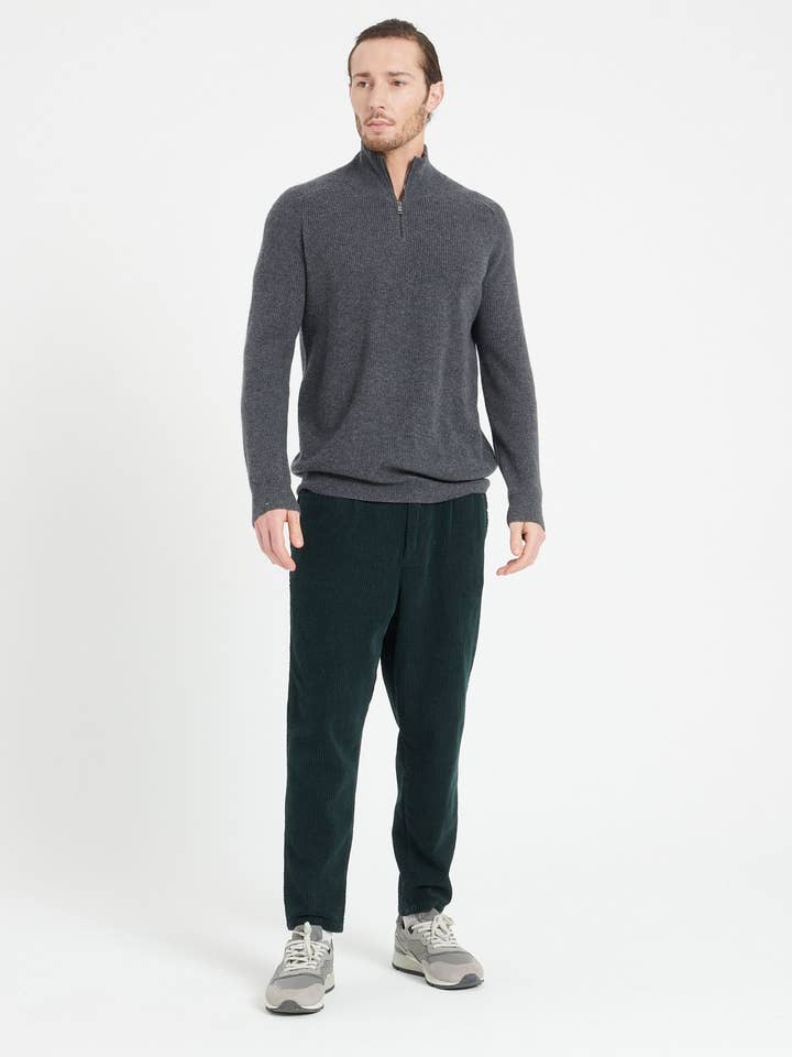 Maglione camionista uomo in cashmere ZACH 2 per la vendita all'ingrosso da parte di STUDIO CASHMERE8