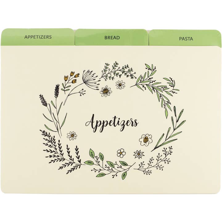 Peter Pauper Press - Wholesale Recipe Card - Recipe Divider Refills