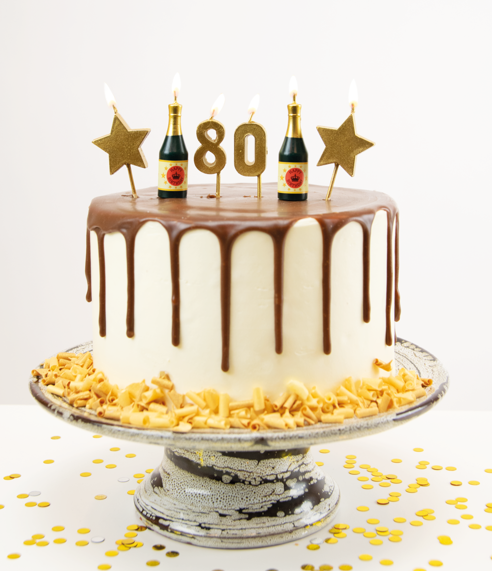 PD Party - Wholesale Cake Candle - Birthday cake candles - 80 years2