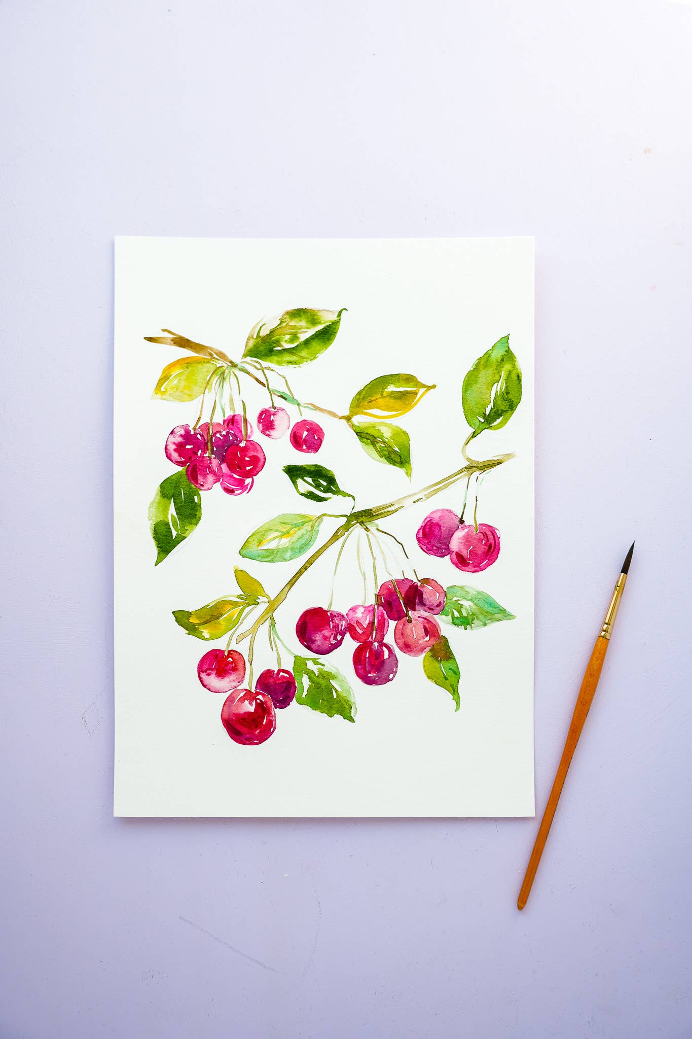 Jean Choe Art & Design - Wholesale Sketchbook/Sketchpad - Fruit Watercolor Workbook: Outlined Coloring Pages to Paint15