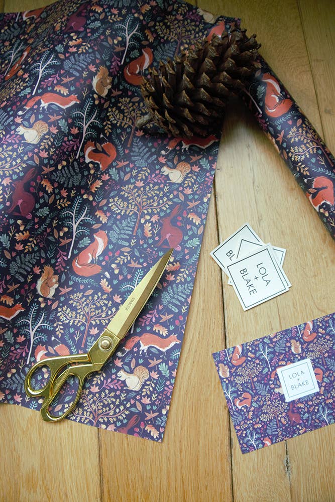 LOLA+BLAKE - Wholesale Flat Wrap - Woodland Wrapping Paper4