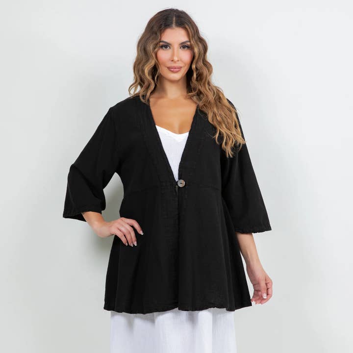 Chinatown 100% Cotton Gauze Jacket for wholesale by Cottonways