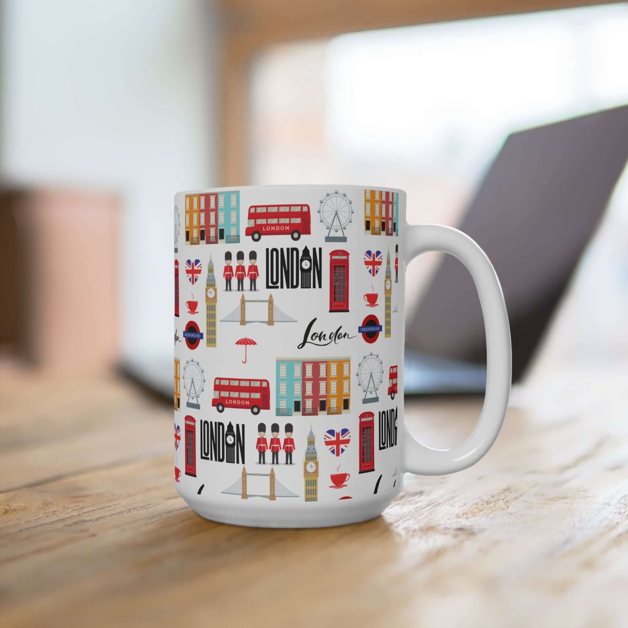 simply blessed shy - Wholesale Coffee Mug - London Pattern Coffee Mug 2