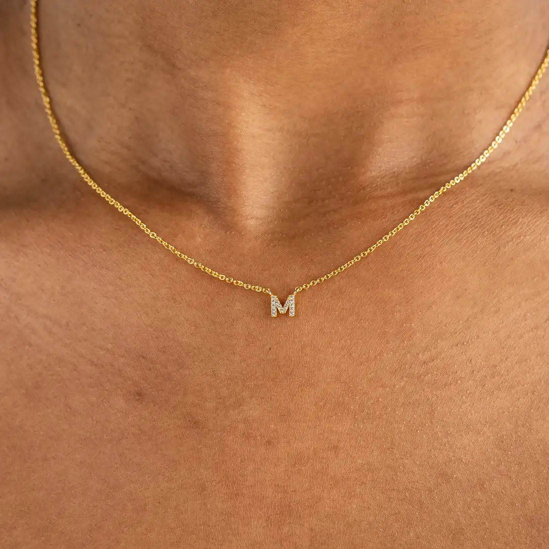 Brenda Grands Jewelry - Wholesale Jewelry Set - 18K Gold Dainty Shiny Initial Necklace - Set of 162