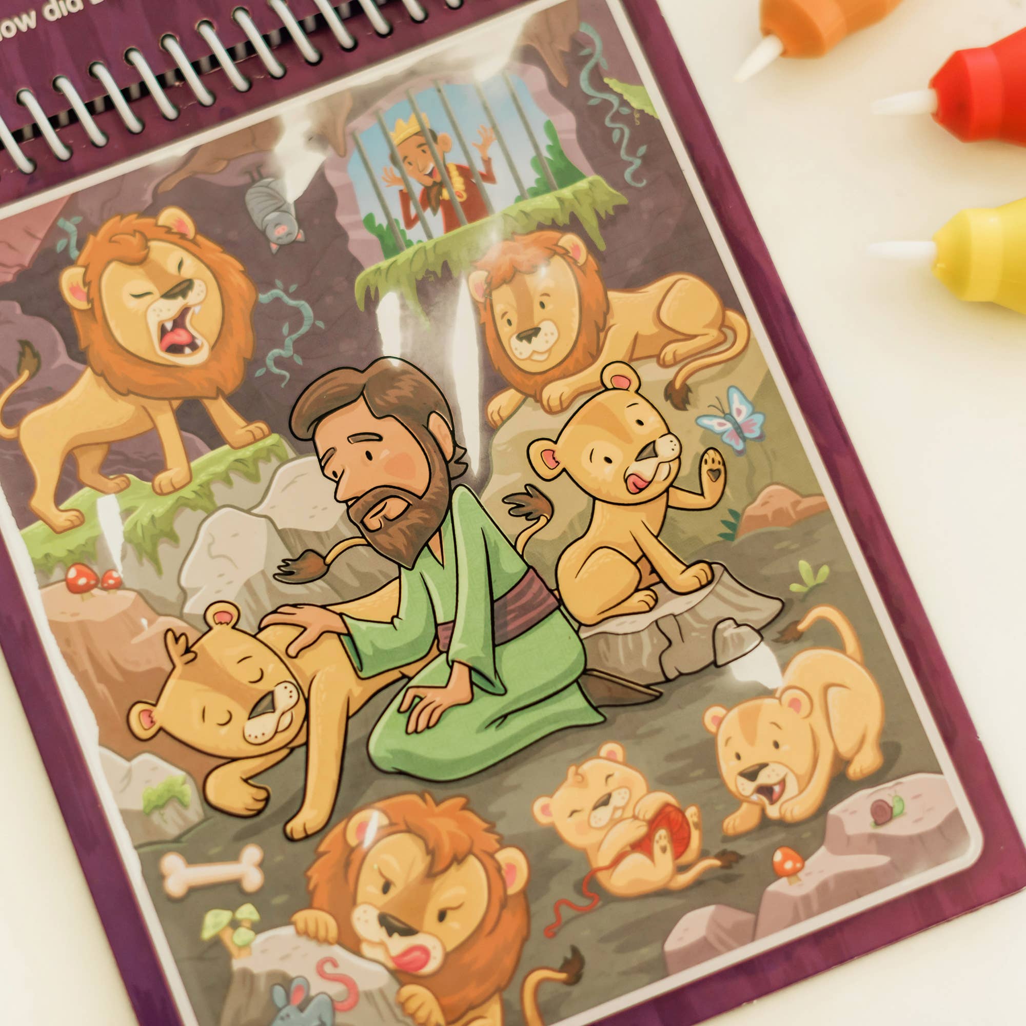 KangaToys - Wholesale Baby & Toddler Book (0-2) - Old Testament #2 Aqua Brush Activity Book, Reusable Travel Activity3