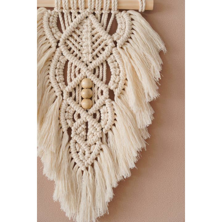 HeartCrafted - Wholesale Tapestry/Textile - Macrame Leaf L324