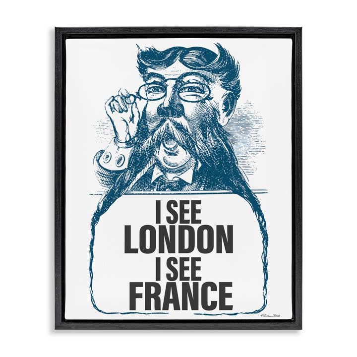 Stupell Industries - Wholesale Wall Sign - I See London & France - Framed Wall Art22
