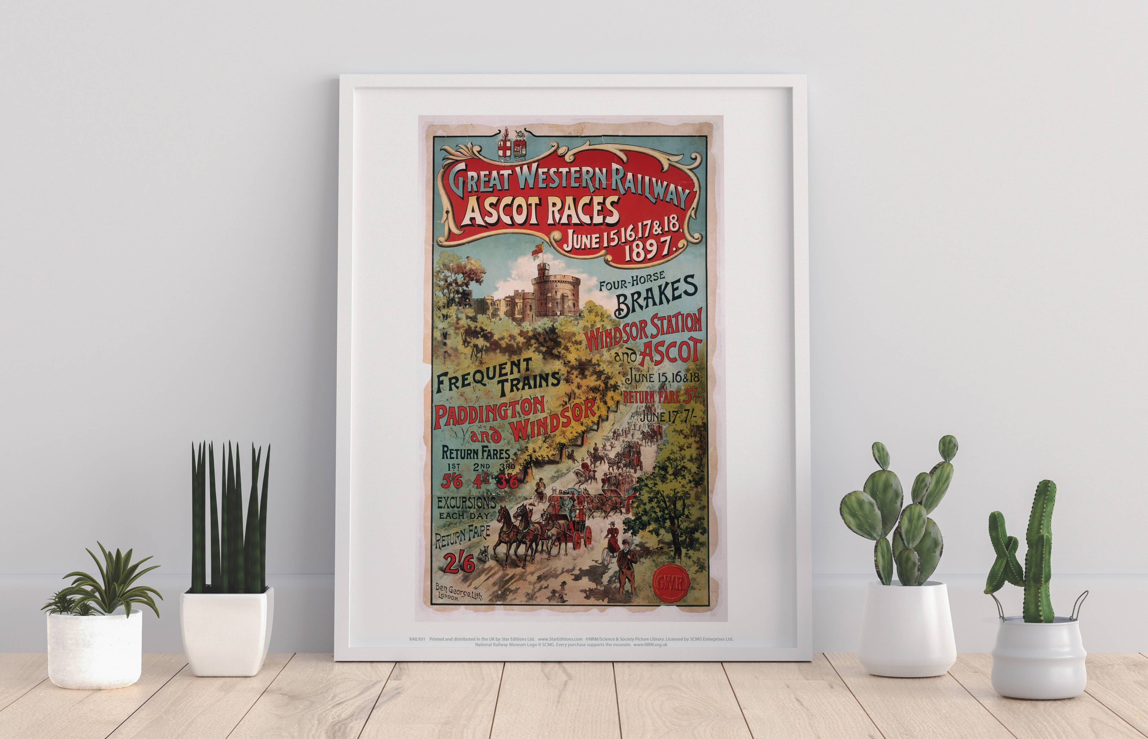 Star Editions – wholesale Art print – Ascot Races - 15, 16, 17 And 18 June 1897 - Art Print0