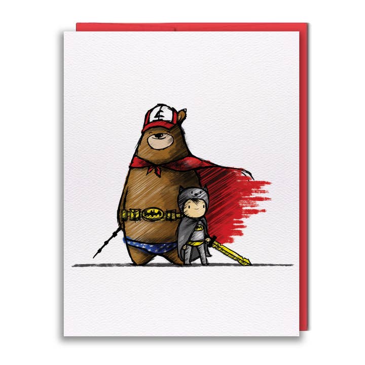 Carte de vœux - L'heure du héros pour la vente par studio vcky