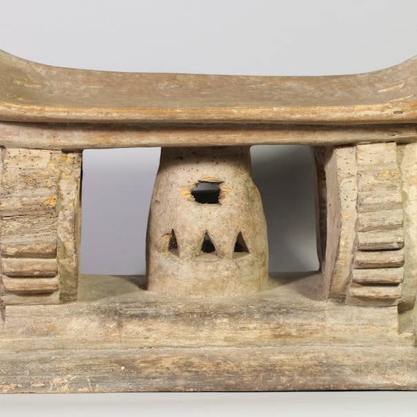Old Asante Stool for wholesale by The Niger Bend