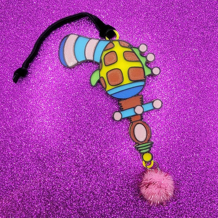 Raygun Horror Movie 3D Printed Christmas Ornament for wholesale by Printy Vibes