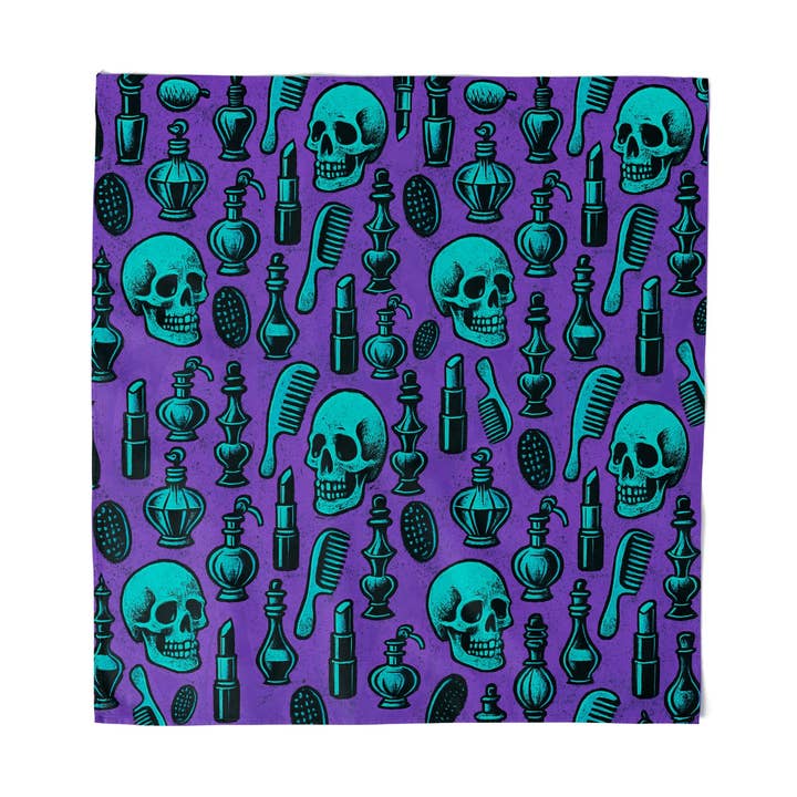 Shady Front – wholesale Bandana – Women's – Macabre Makeup Bandana0