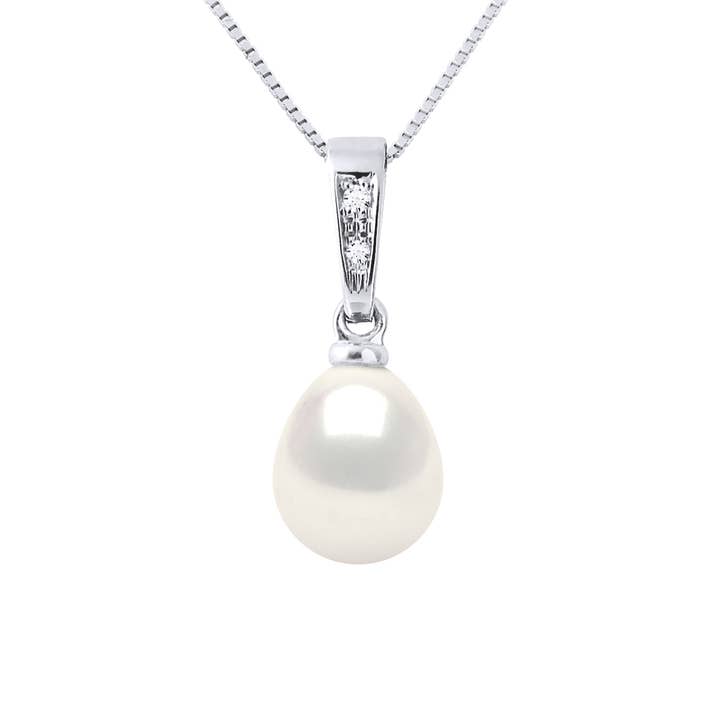 Diamant-Schmuckanhänger mit 0,1 Karat — echte Perle für den Großhandel von Mitzuko