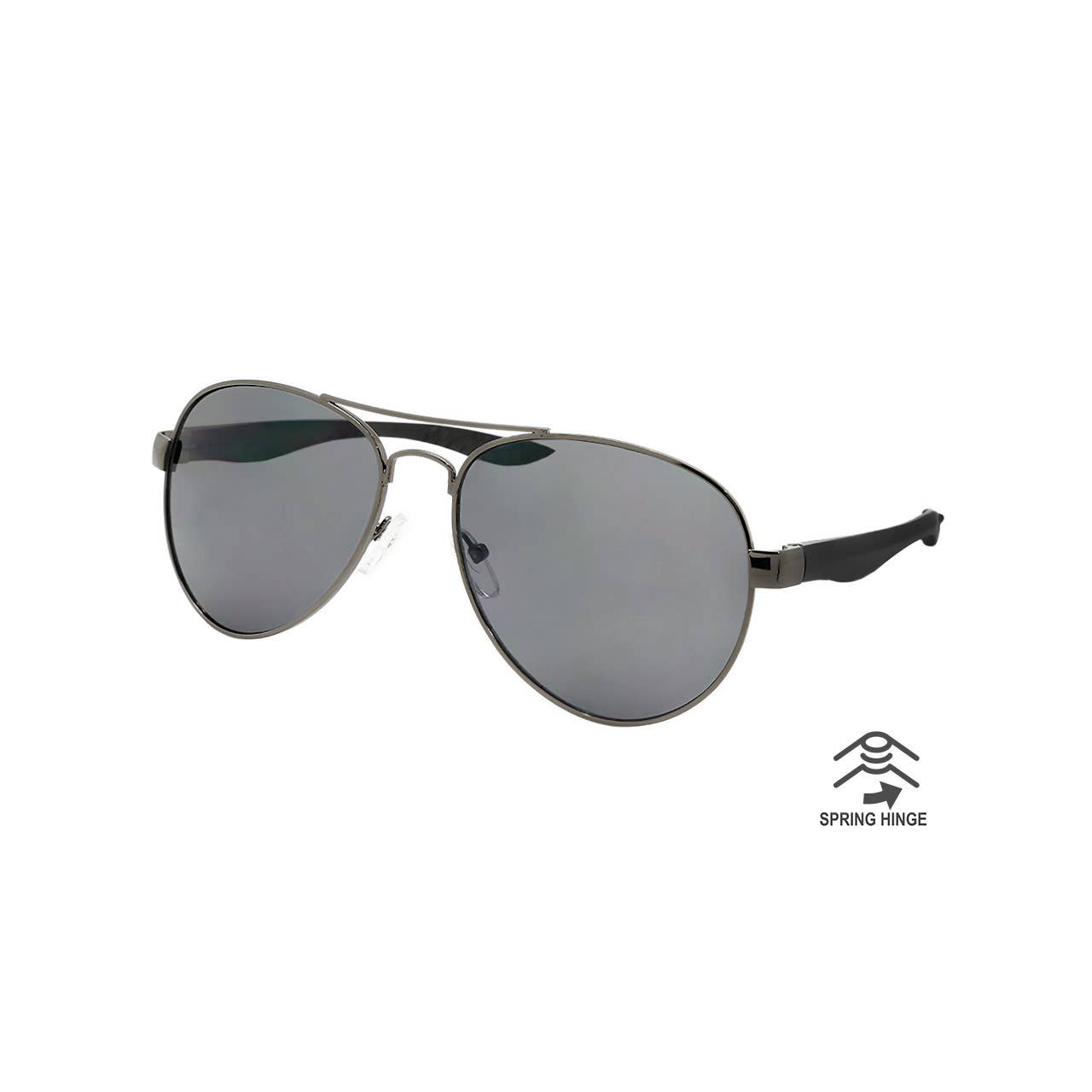 Shark Eyes, Inc - Wholesale Zonnebrillen - Heren - Heren Aviator aluminium zonnebril veer scharnier bril nieuw8