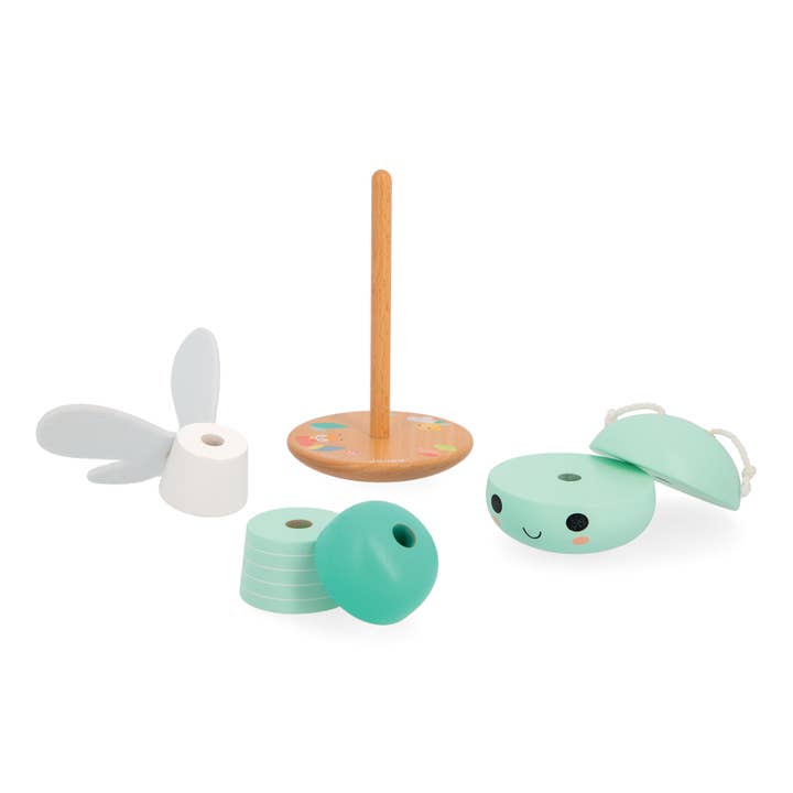 Janod - Wholesale Wood Toy - Kids - Pure | Dragonfly | Stacker & Rocker | Fine motor skills2