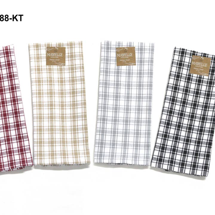 Buffalo Plaid Woven Kitchen Towel for wholesale by Mabelle Home