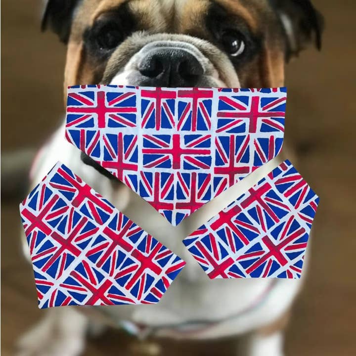 Storms Style - Wholesale Pet Bandana - Dog - Union Flag Pet Bandanas - Dog Cat