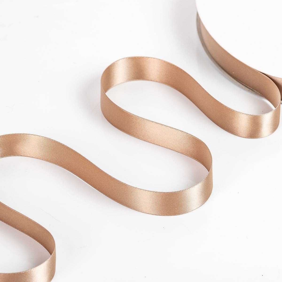 Little Ribbon Shop - Wholesale Ribbon - Gift Wrapping - Taupe 206 Double Faced Satin Ribbon 100-Yard Roll1