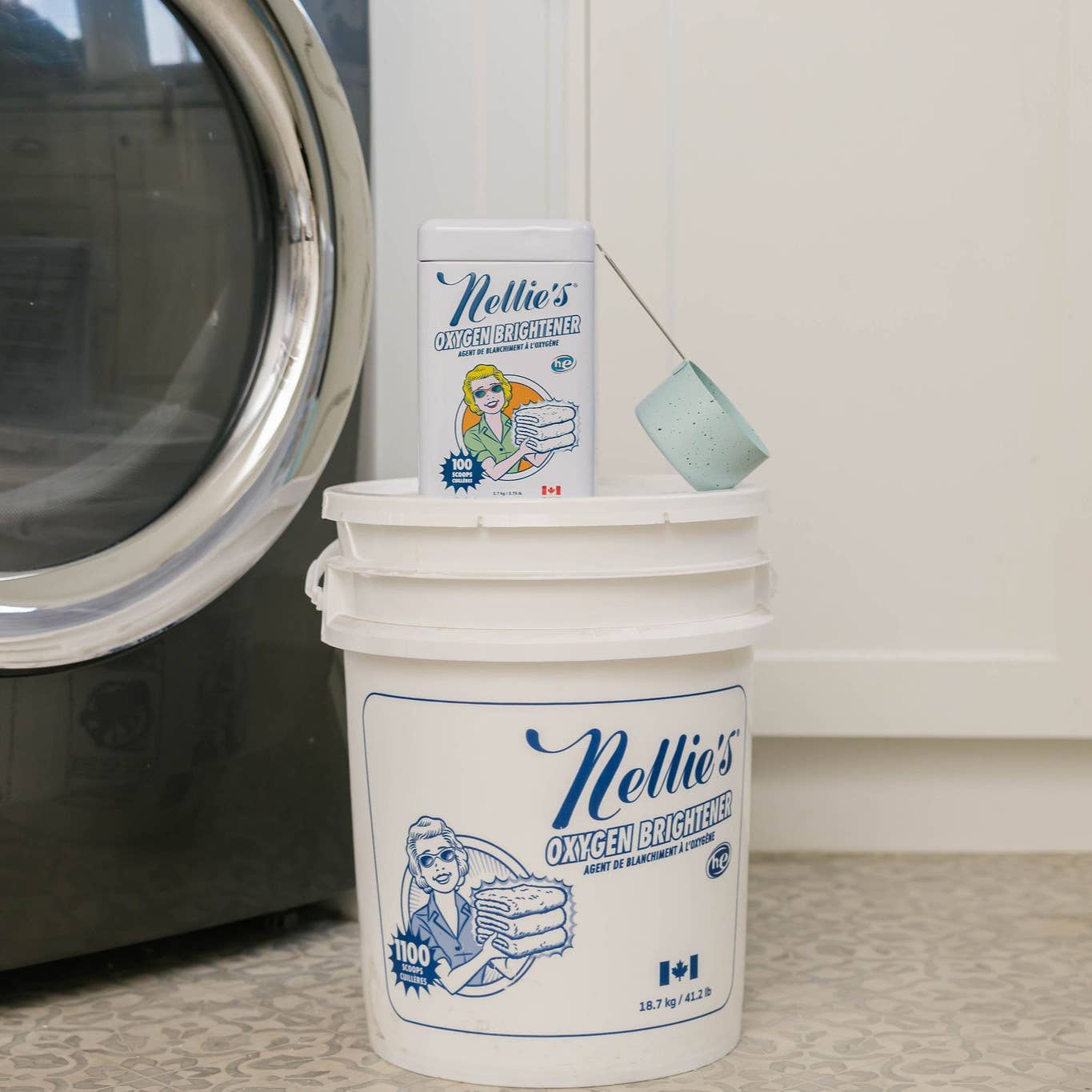 Nellie's Clean - Wholesale Laundry Detergent Powder/Pods - Oxygen Brightener (Laundry Booster) 1100 Scoops2