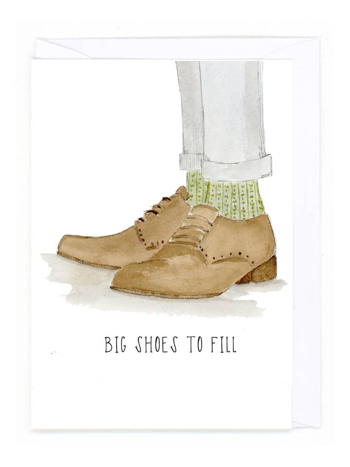 "Stora skor att fylla" för wholesale av Bear on Paper