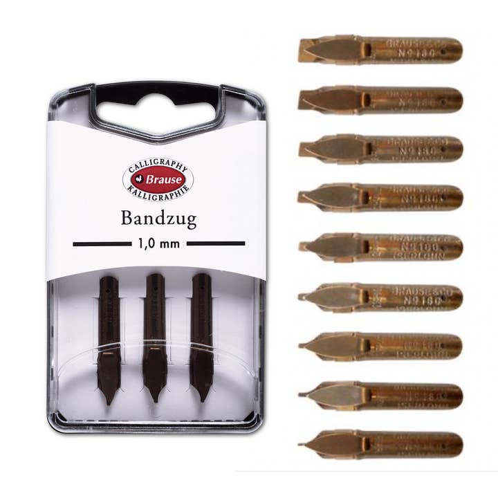 Exaclair - Wholesale Pen - Brause Calligraphy Nib - Bandzug - 7 Sizes