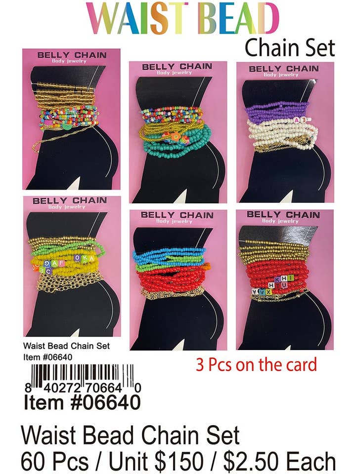 Ensemble de chaînes de perles de taille 2. pour la vente par Puka Creations