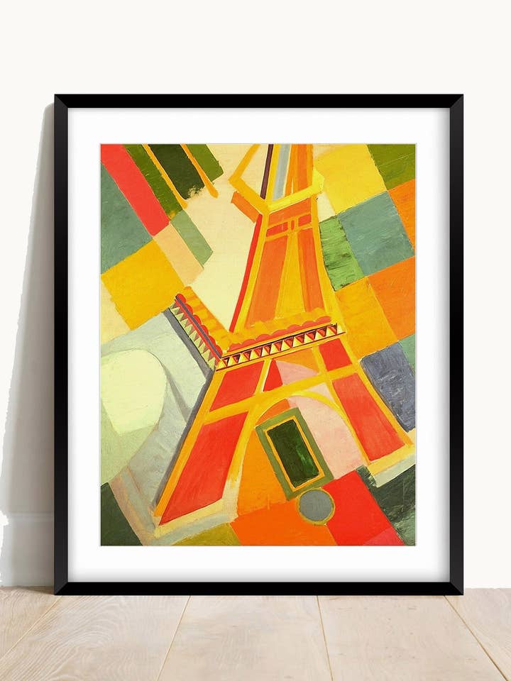 Robert Delaunay, Eiffel Tower Print for wholesale by AwalkonthewildsideUK