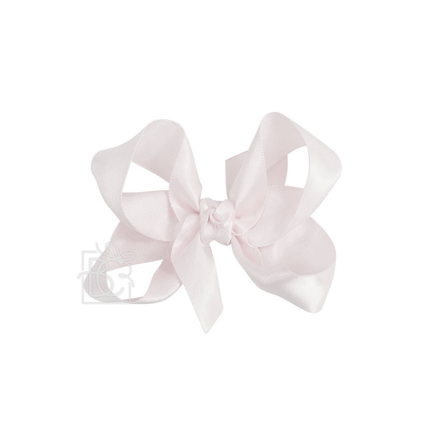 Beyond Creations, LLC - Wholesale Hair Bow - Kids - SATIN BOW ON CLIP210