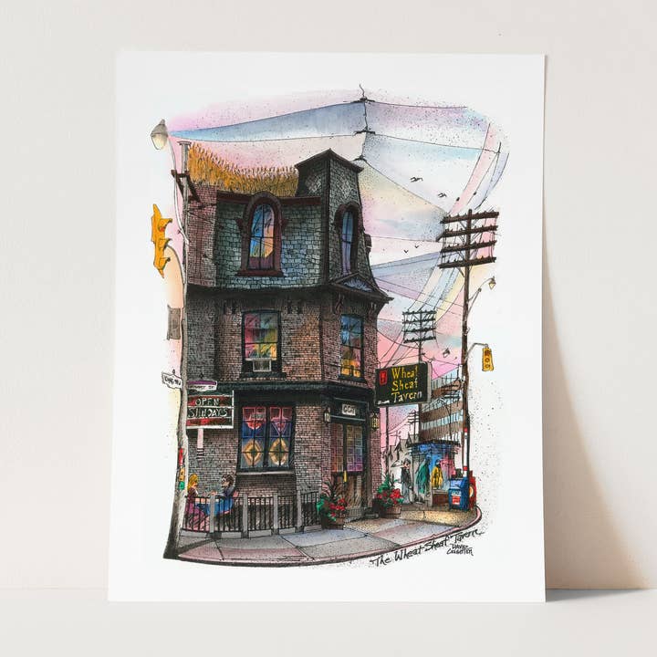 Wheatsheaf Tavern Toronto Poster for wholesale by Totally Toronto Art/Sassy City Studio