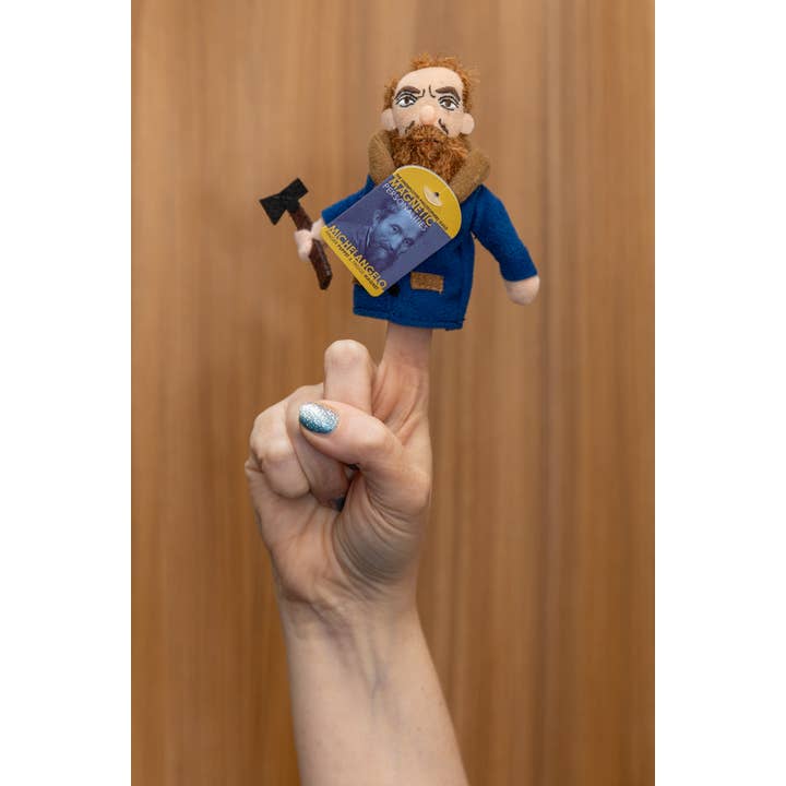 Unemployed Philosophers Guild - Venta al por mayor Marioneta de dedo - Niños y bebés - Marioneta con dedos de Miguel Ángel