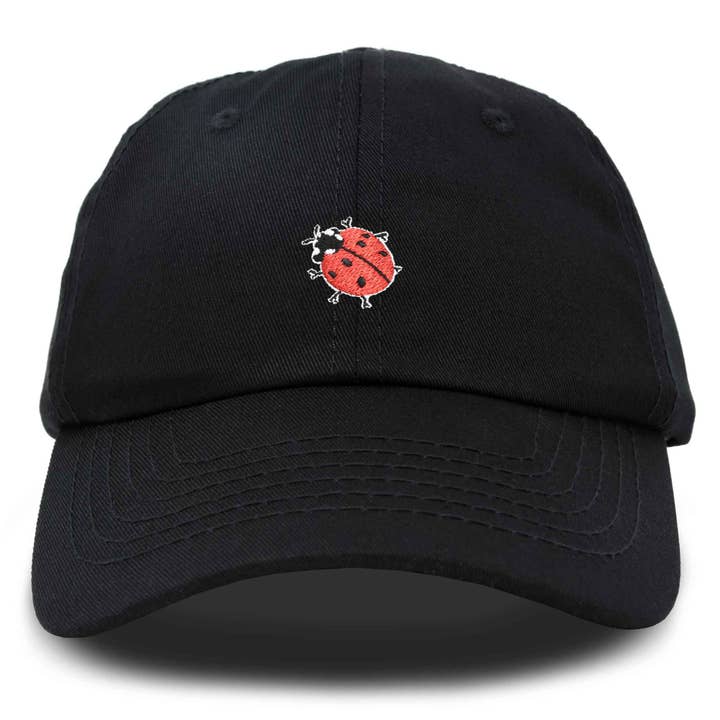 DALIX Nature Ladybug Hat Womens Embroidered Baseball Cap for wholesale by Dalix