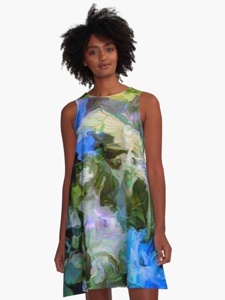 Vestido evasé «Ella» para venta al por mayor de Lady Barbara Pinson Artist